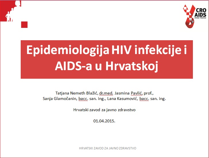 Odsjek Za Hivaids I Druge Spolno I Krvlju Prenosne Infekcije Hzjz 